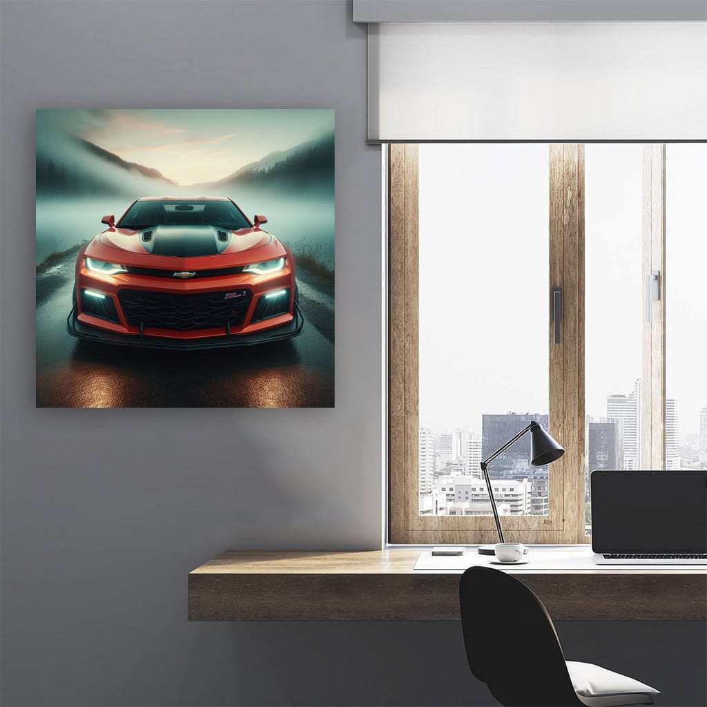 Chevrolet Camaro Zl1 Fog Wall Art