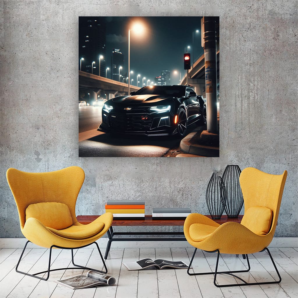 Chevrolet Camaro Zl1 Nig Wall Art