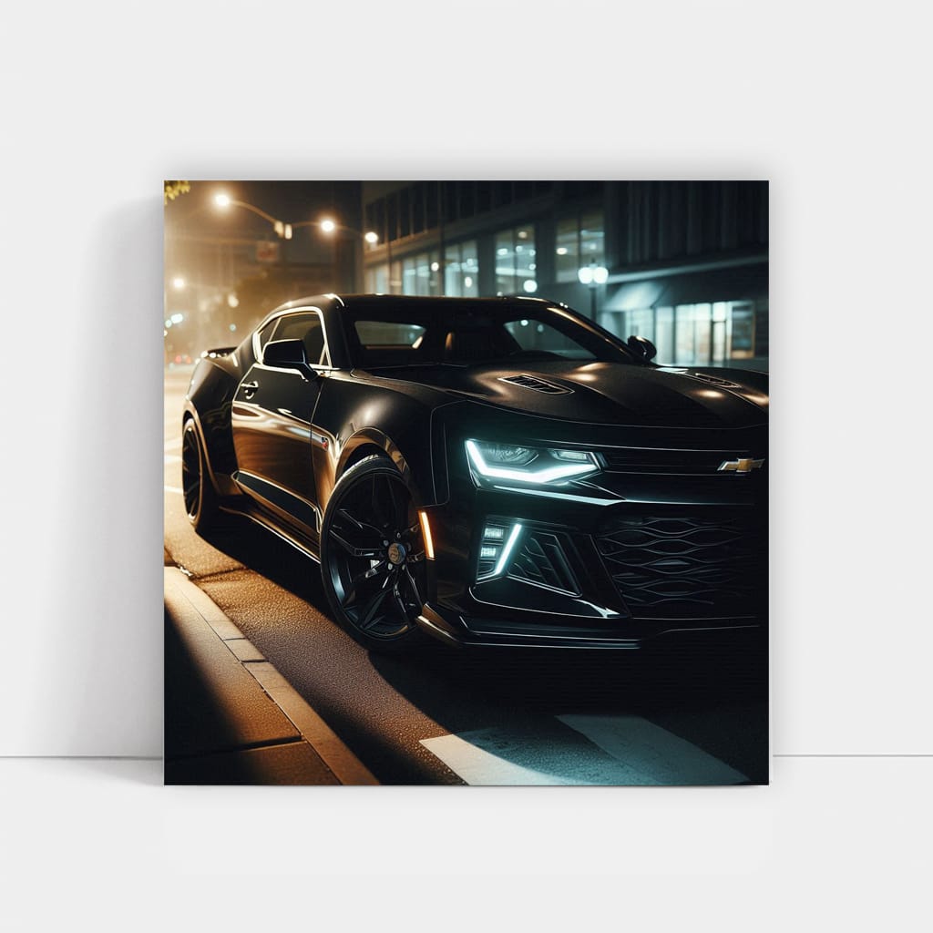 Chevrolet Camaro Zl1 Night Wall Art