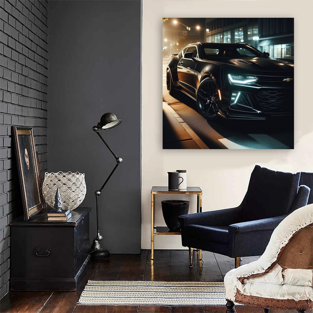 Chevrolet Camaro Zl1 Night Wall Art