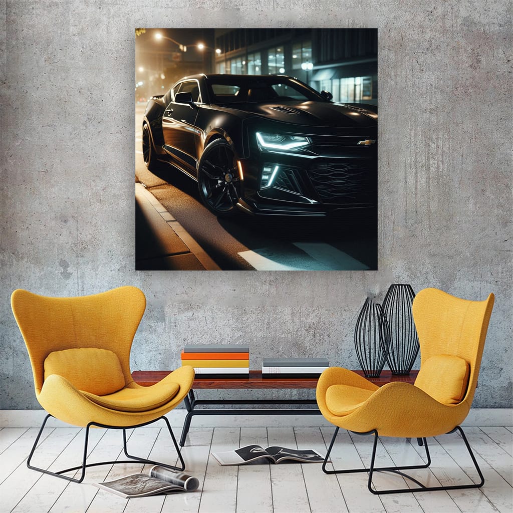 Chevrolet Camaro Zl1 Night Wall Art