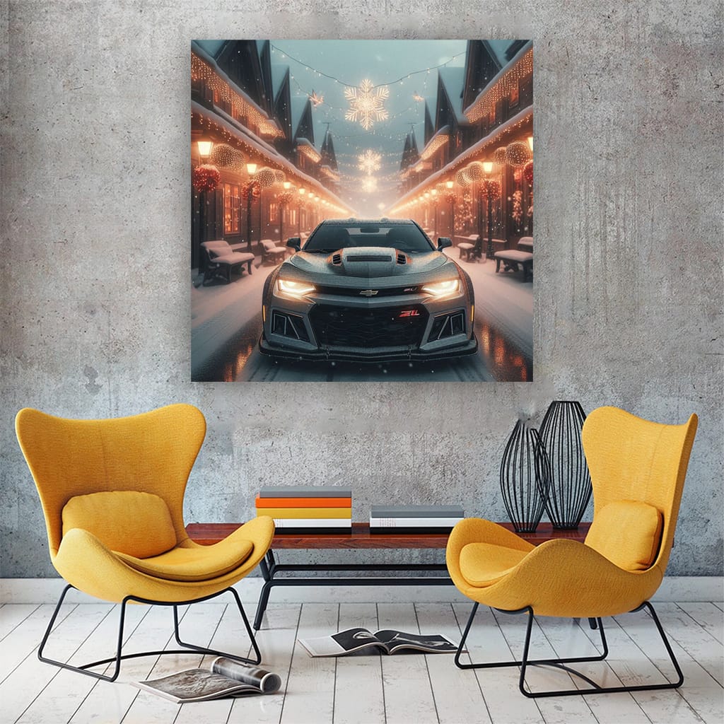 Chevrolet Camaro Zl1 Wint Wall Art