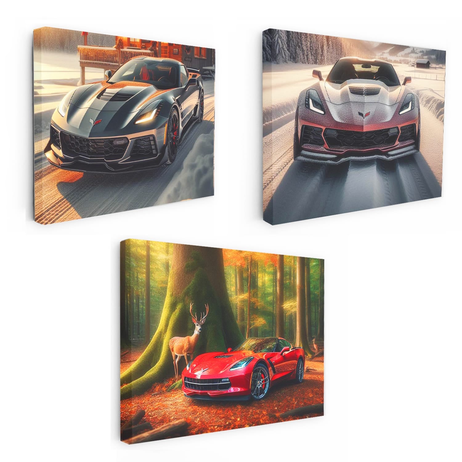 Chevrolet Corvette Mix Set of 3