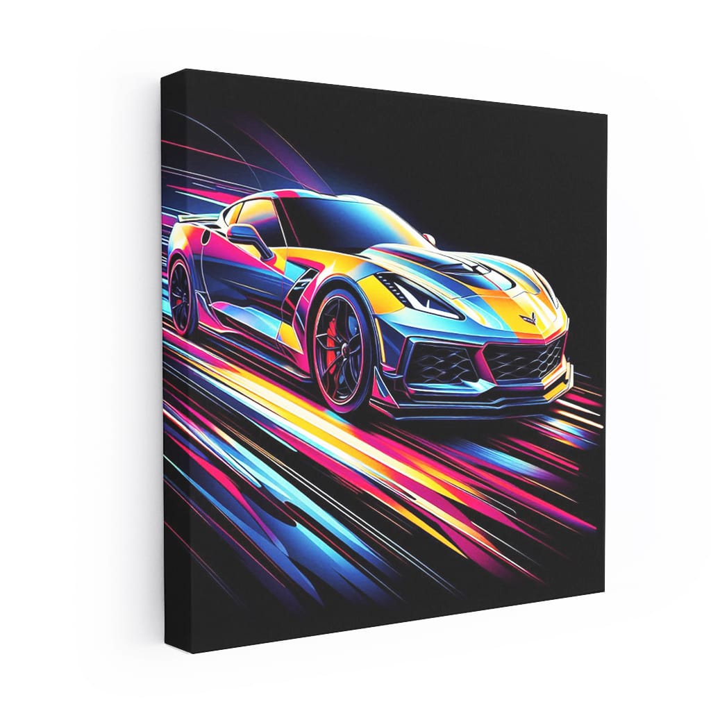 Chevrolet Corvette Z06 Absctra Wall Art