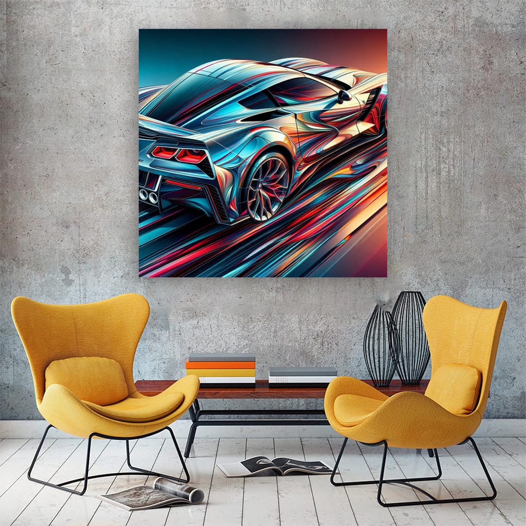 Chevrolet Corvette Z06 Abstract - Power and Precision