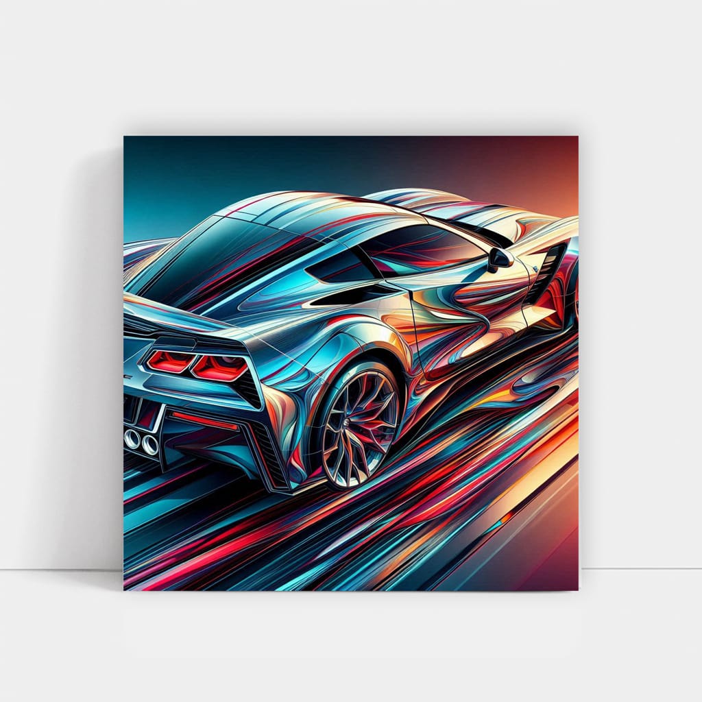 Chevrolet Corvette Z06 Abstract - Power and Precision