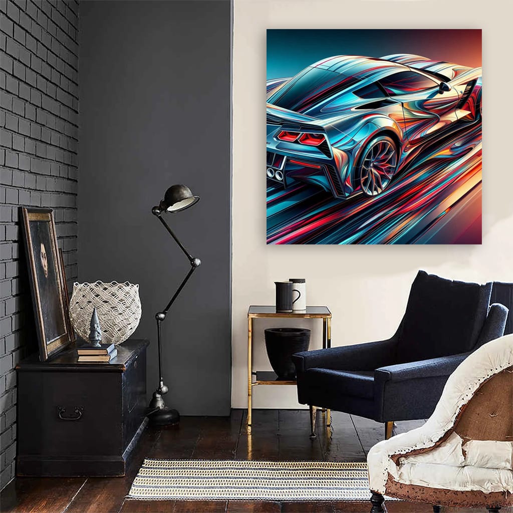 Chevrolet Corvette Z06 Abstract - Power and Precision