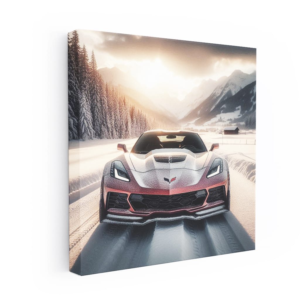 Chevrolet Corvette Z06 Wint Wall Art