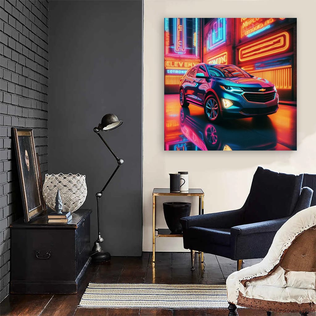 Chevrolet Equinox Neon Wall Art