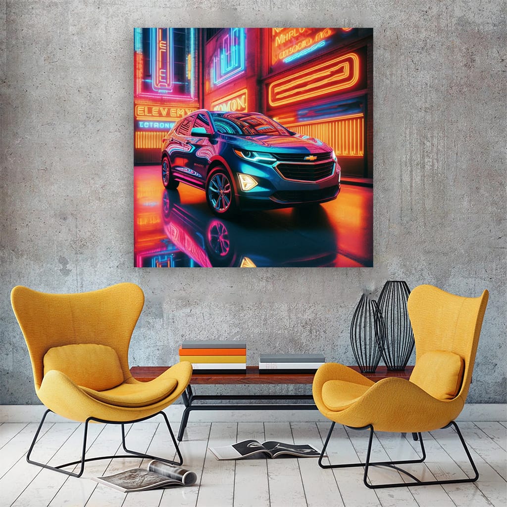 Chevrolet Equinox Neon Wall Art