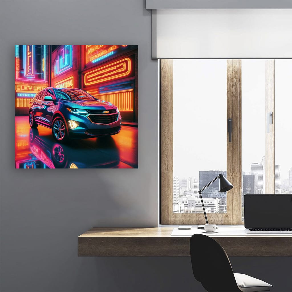 Chevrolet Equinox Neon Wall Art