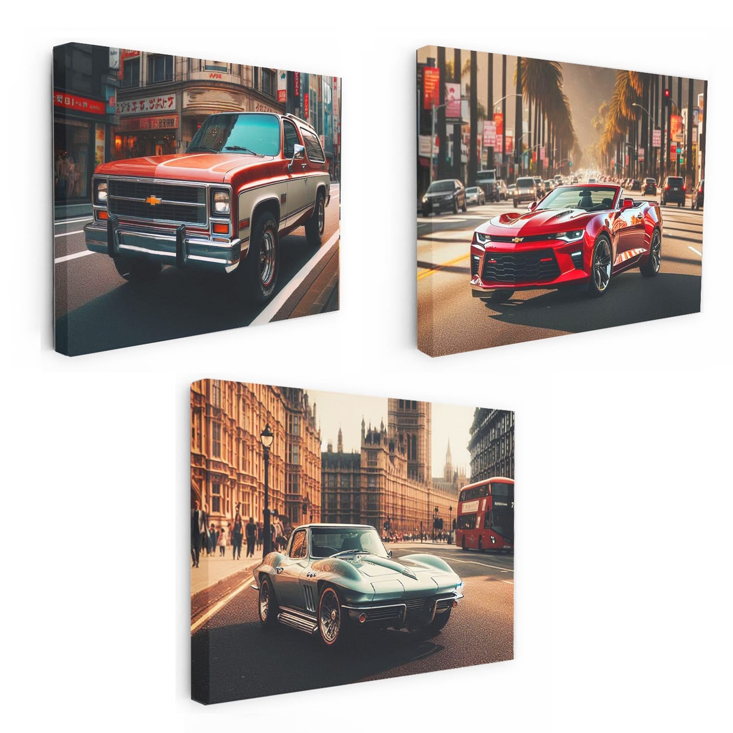 Chevrolet In Town Set of 3