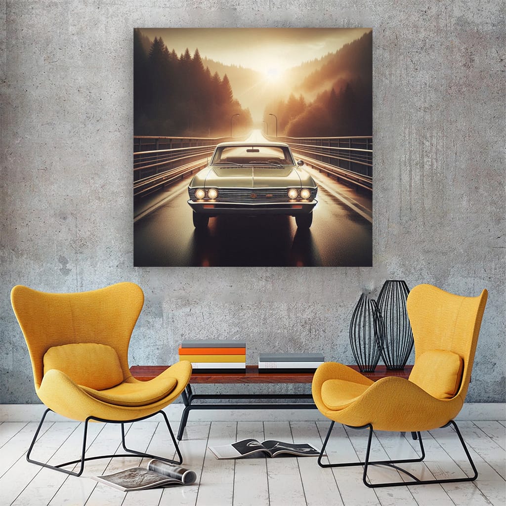 Chevrolet Malibu Bridge Wall Art