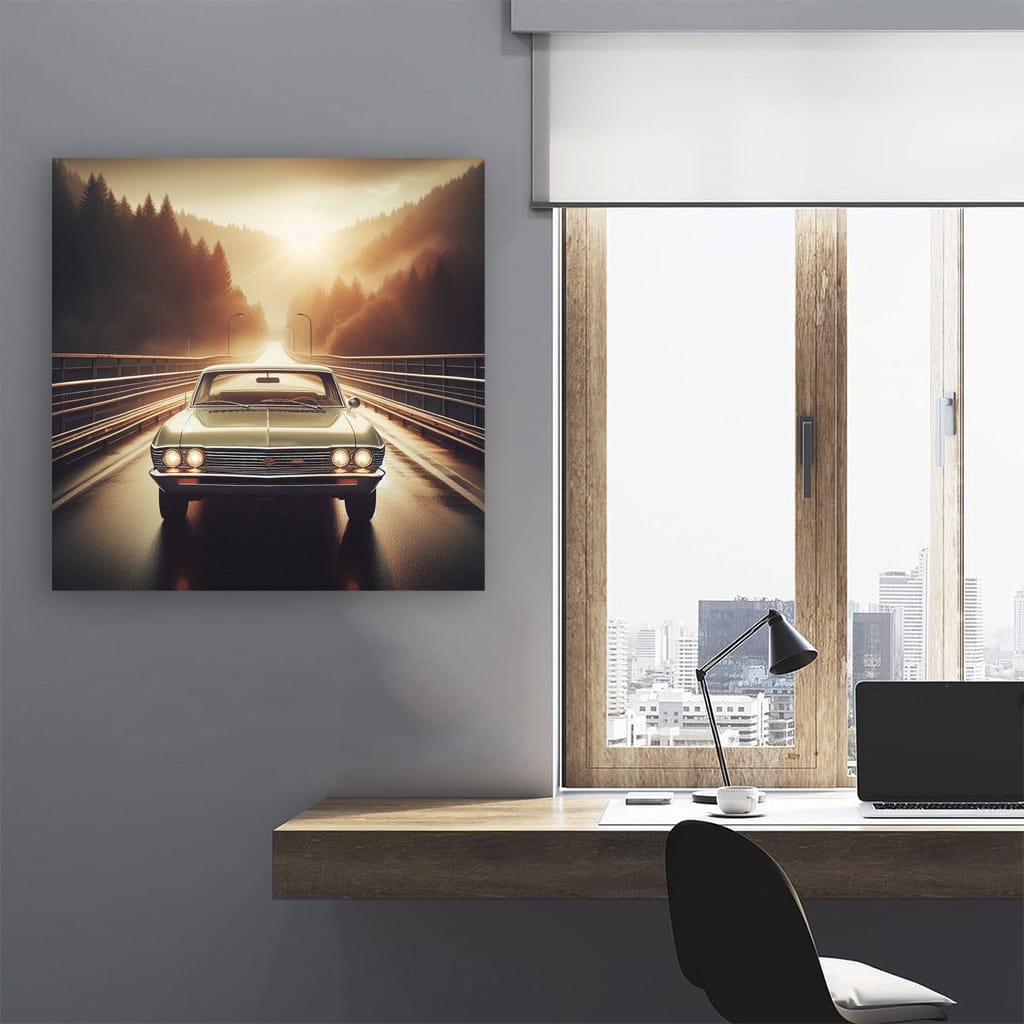 Chevrolet Malibu Bridge Wall Art