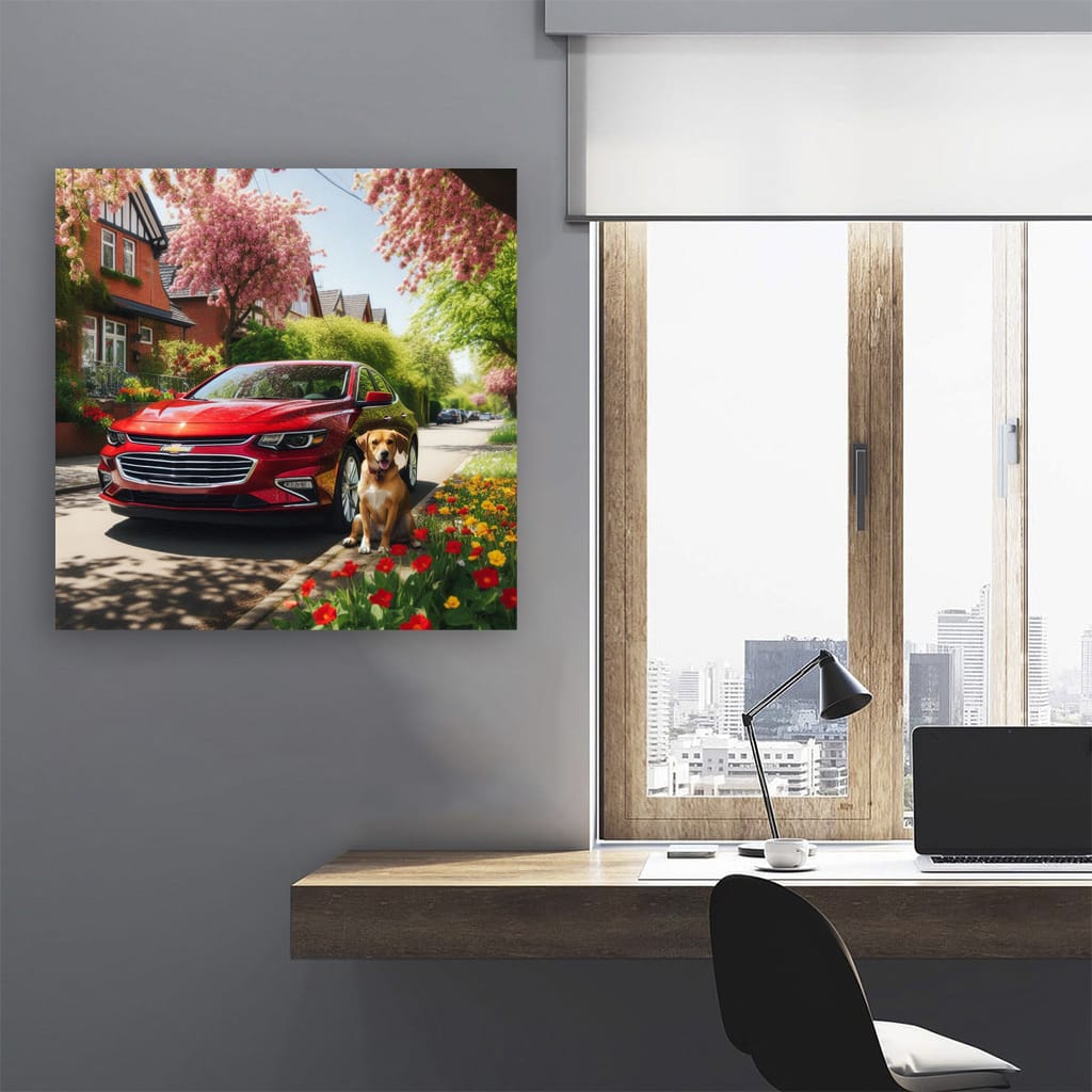 Chevrolet Malibu Sunny Weath Wall Art