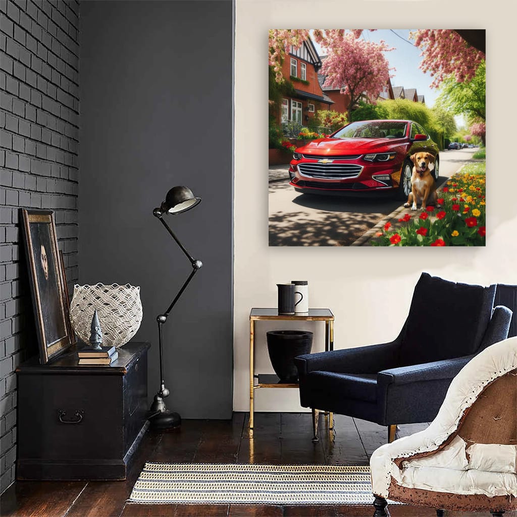 Chevrolet Malibu Sunny Weath Wall Art