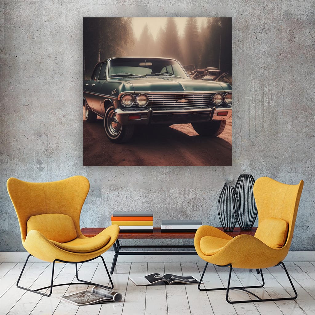 Vintage Chevrolet Malibu - Timeless Elegance in Motion