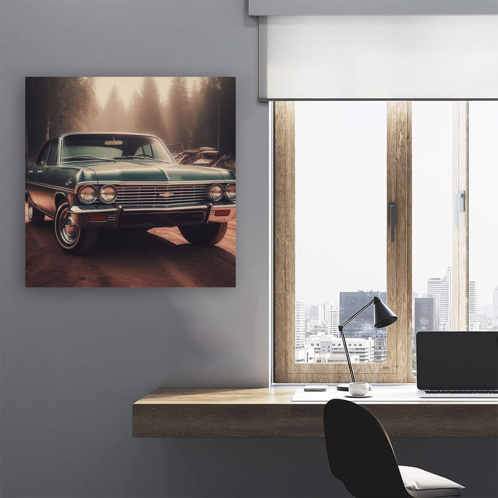 Vintage Chevrolet Malibu - Timeless Elegance in Motion