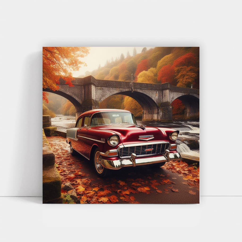 Chevrolet Old Retro Brid Wall Art