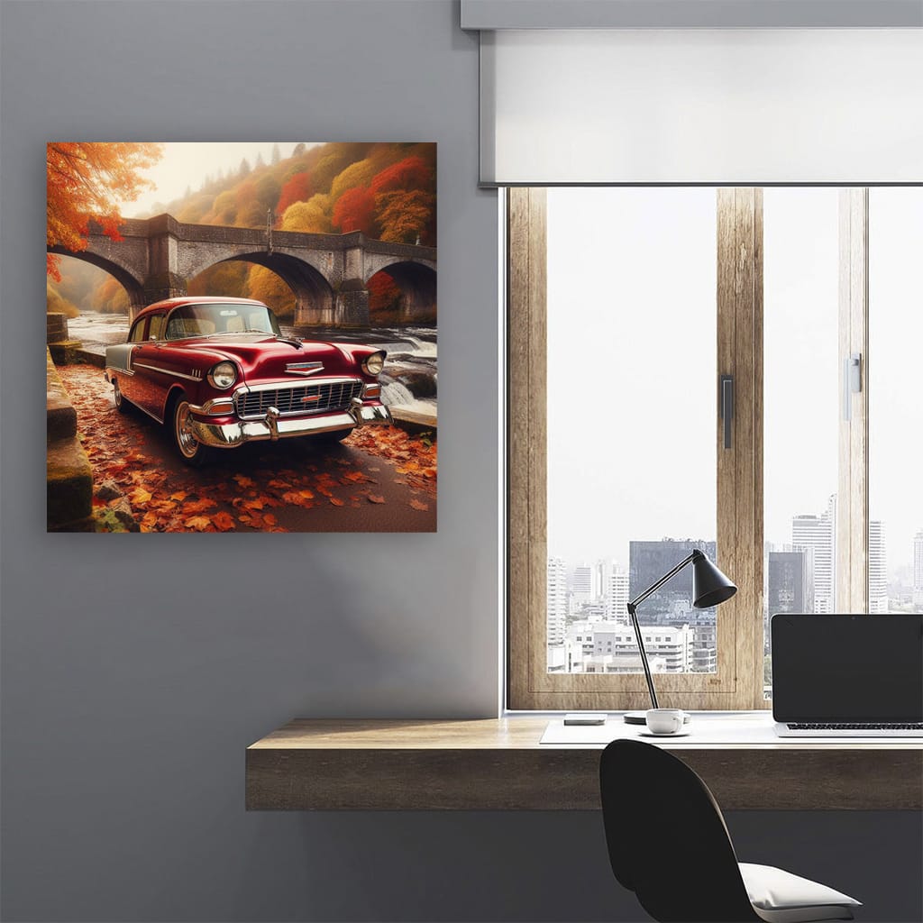 Chevrolet Old Retro Brid Wall Art