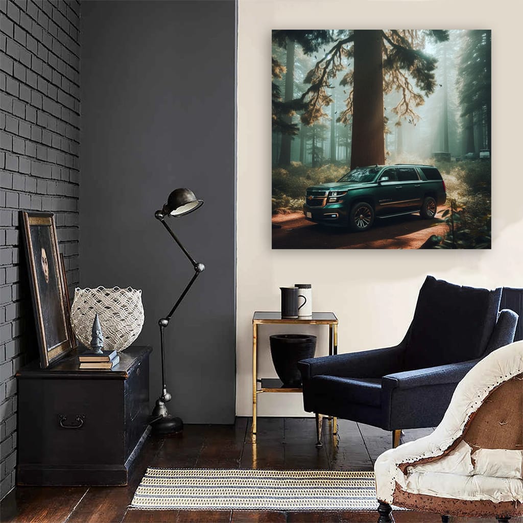 Chevrolet Suburban in Forest - Rugged and Powerful SUV