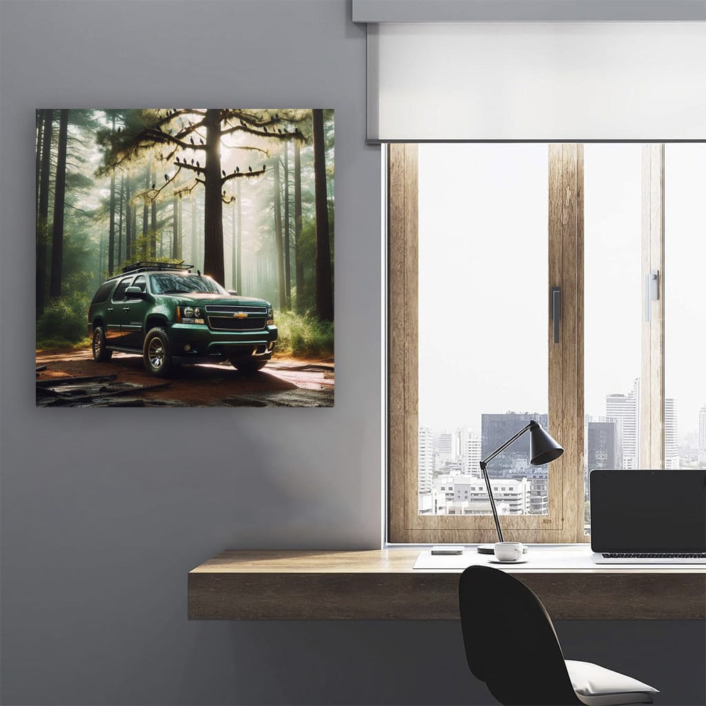 Chevrolet Suburban Forest Wall Art