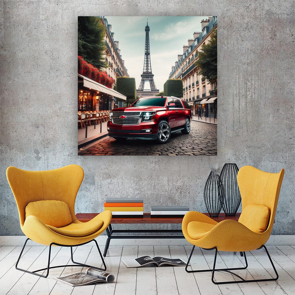 Chevrolet Suburban Paris Wall Art