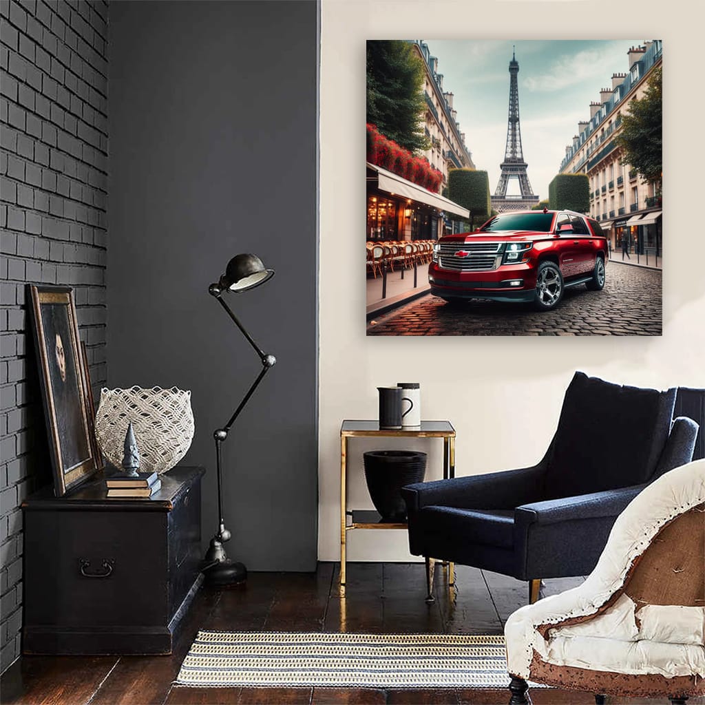 Chevrolet Suburban Paris Wall Art