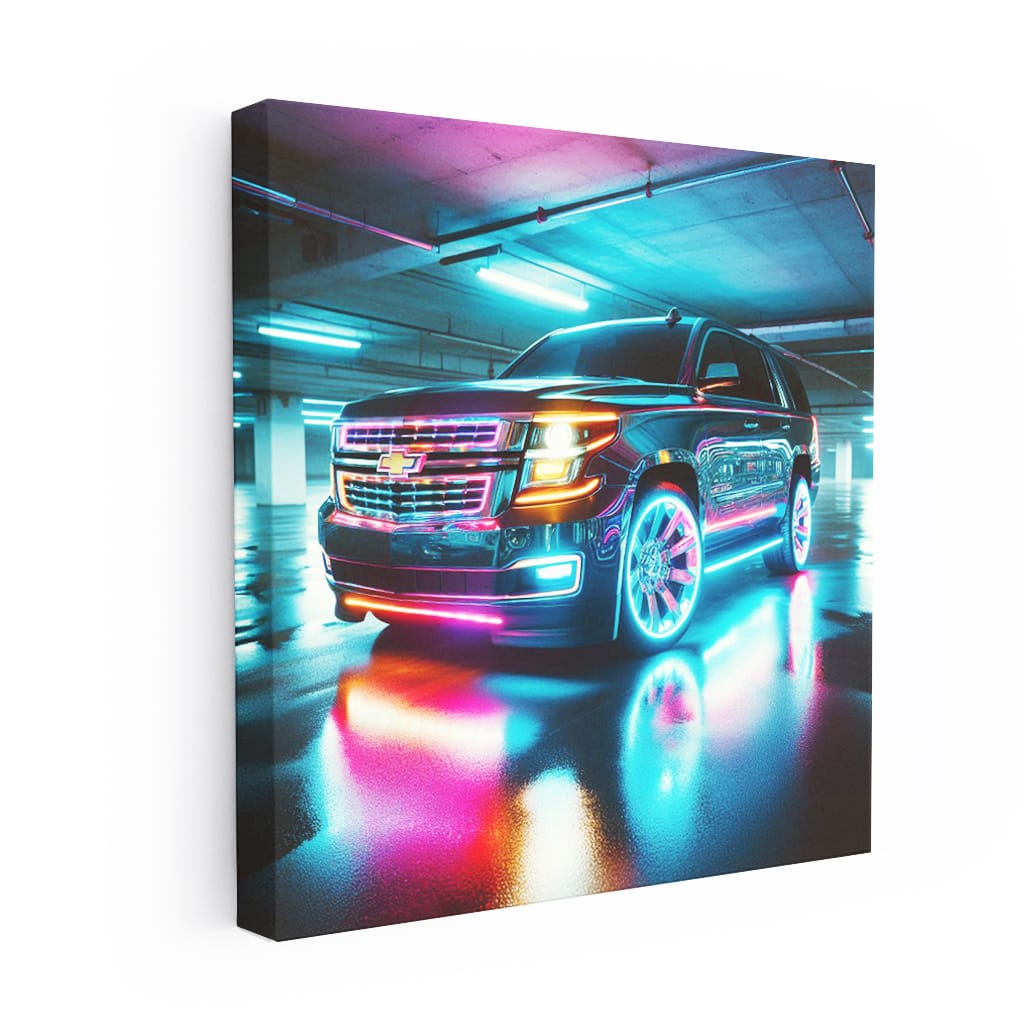 Chevrolet Tahoe Neon Wall Art