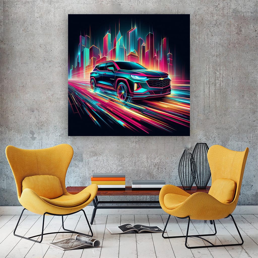 Chevrolet Trailblazer Absctra Wall Art