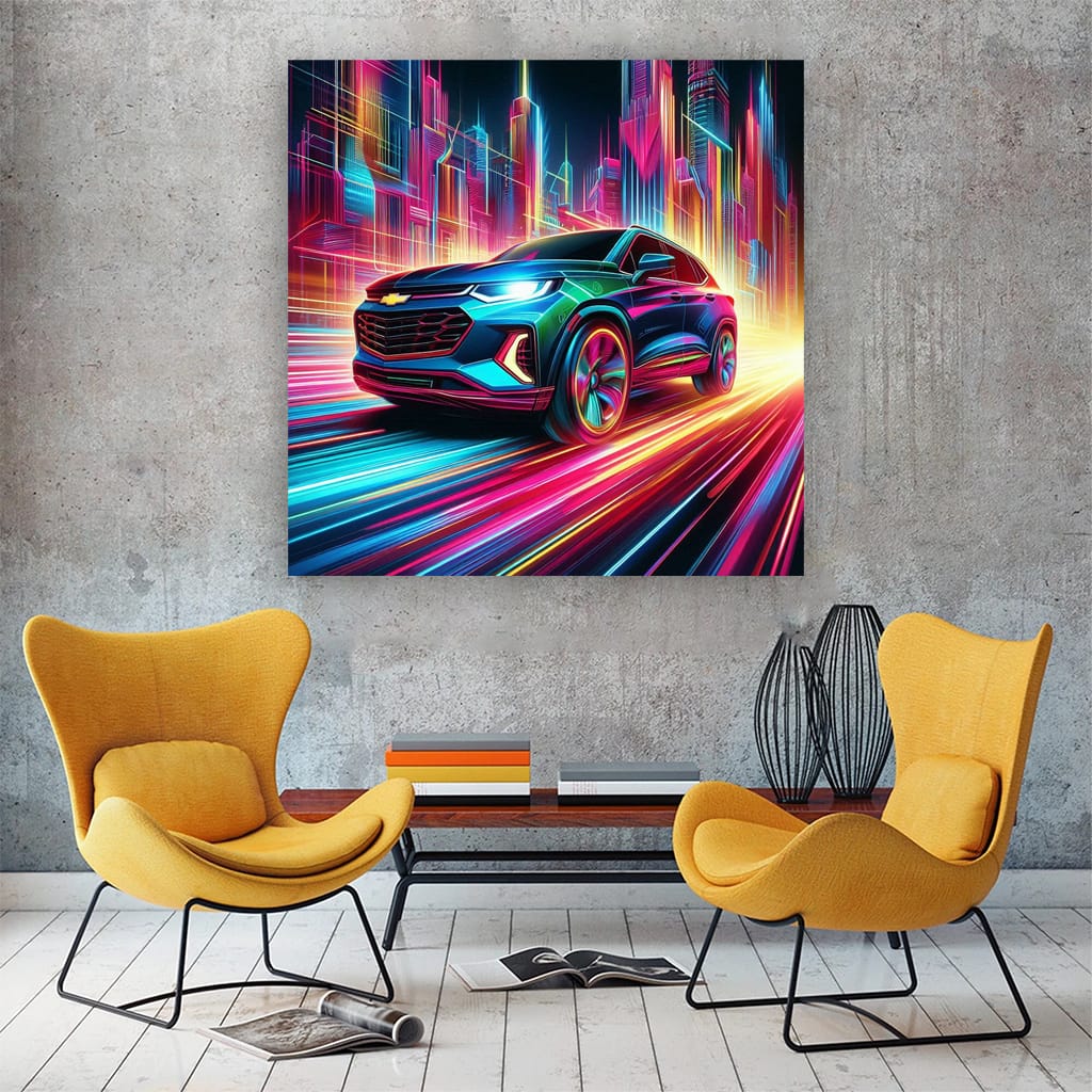 Chevrolet Trailblazer Absctract Wall Art