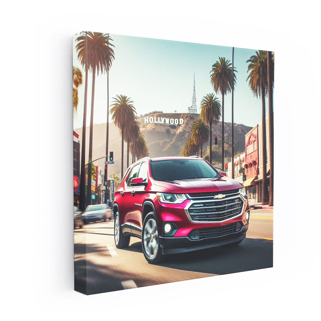 Chevrolet Traverse Los Angel Wall Art