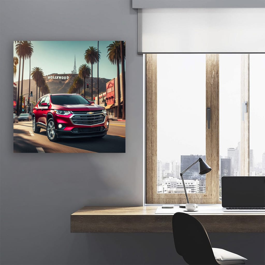 Chevrolet Traverse Los Angel Wall Art