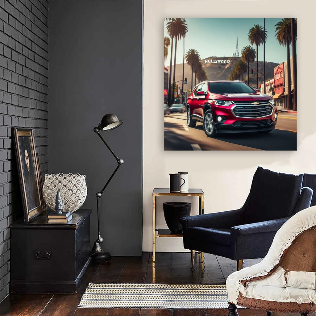 Chevrolet Traverse Los Angel Wall Art