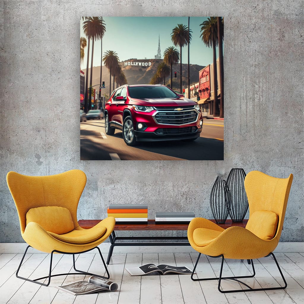 Chevrolet Traverse Los Angel Wall Art