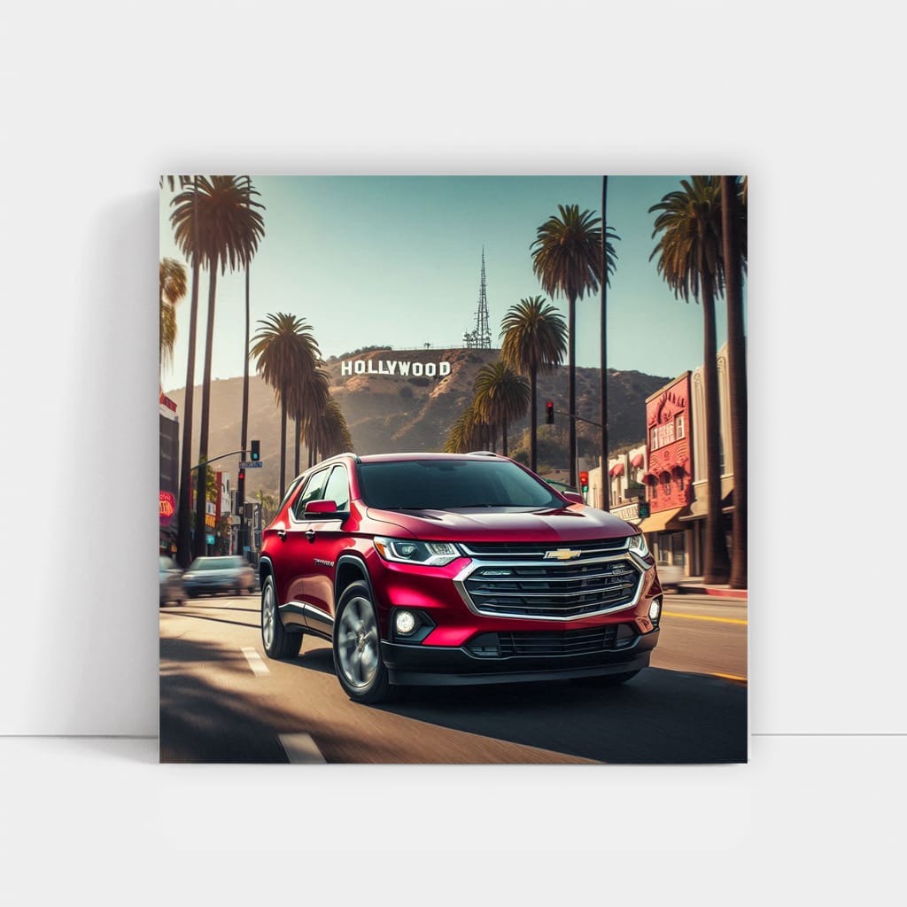 Chevrolet Traverse Los Angel Wall Art