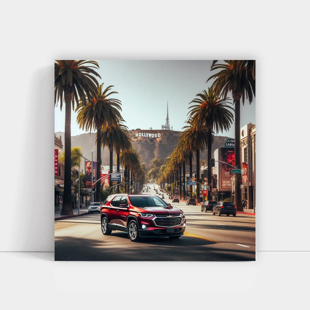 Chevrolet Traverse Los Angeles Wall Art