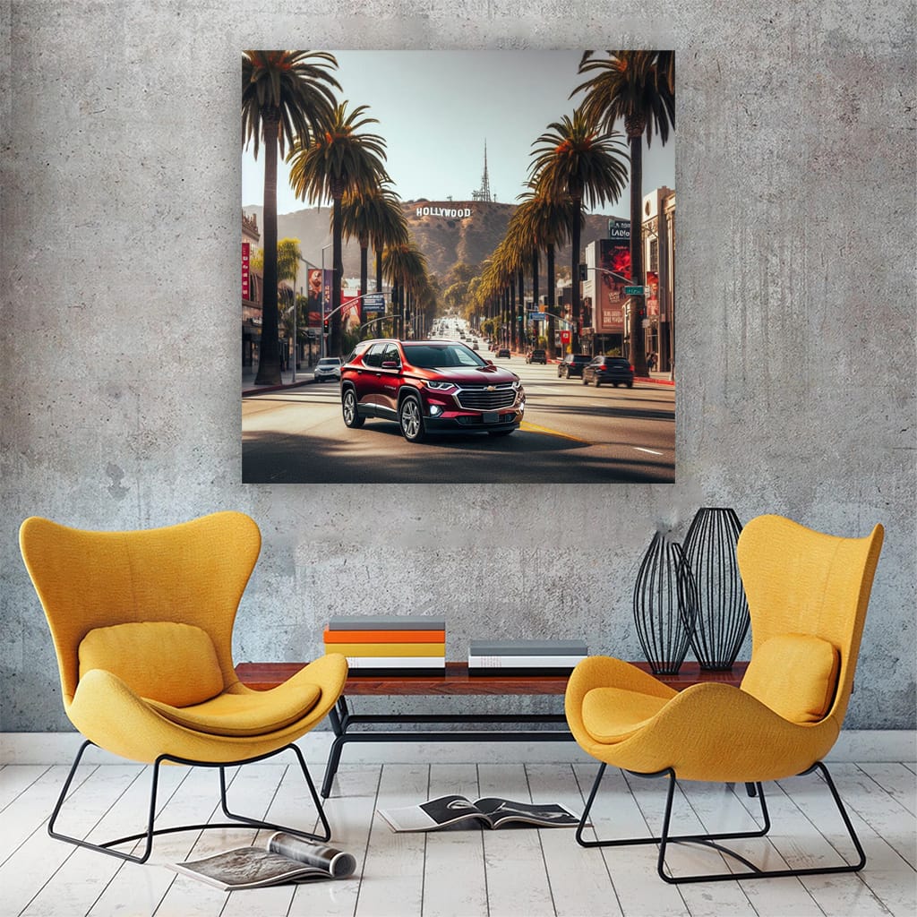 Chevrolet Traverse Los Angeles Wall Art