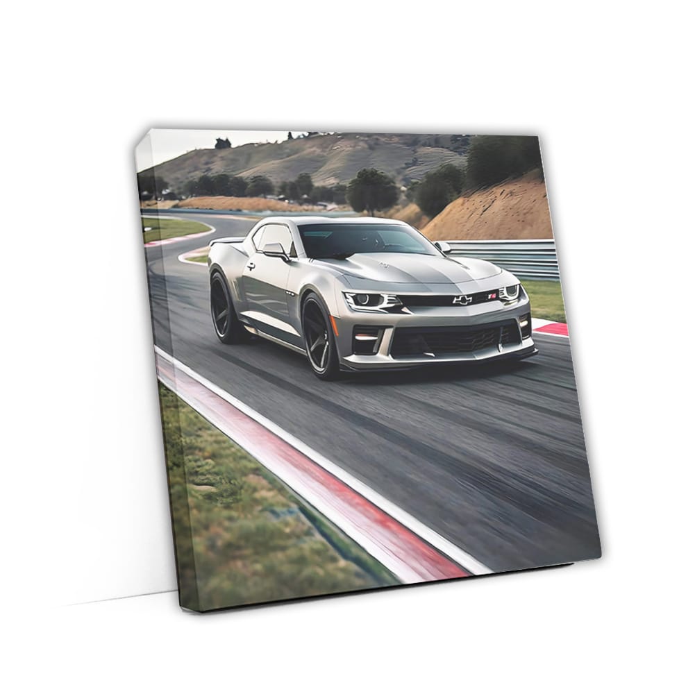 Chevrolet Camaro Zl1 Gray On Rac Wall Art