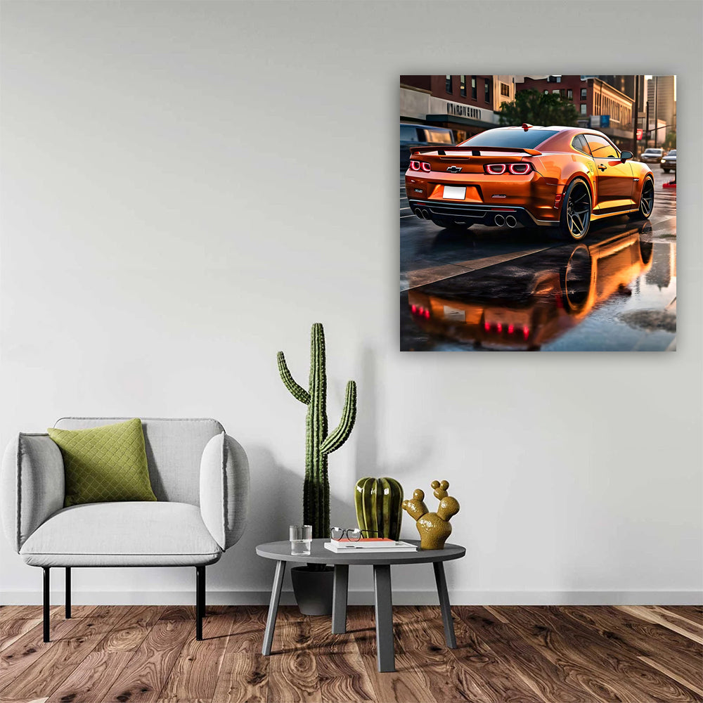 Vibrant Orange Chevrolet Camaro ZL1 in Houston - Power Unleashed