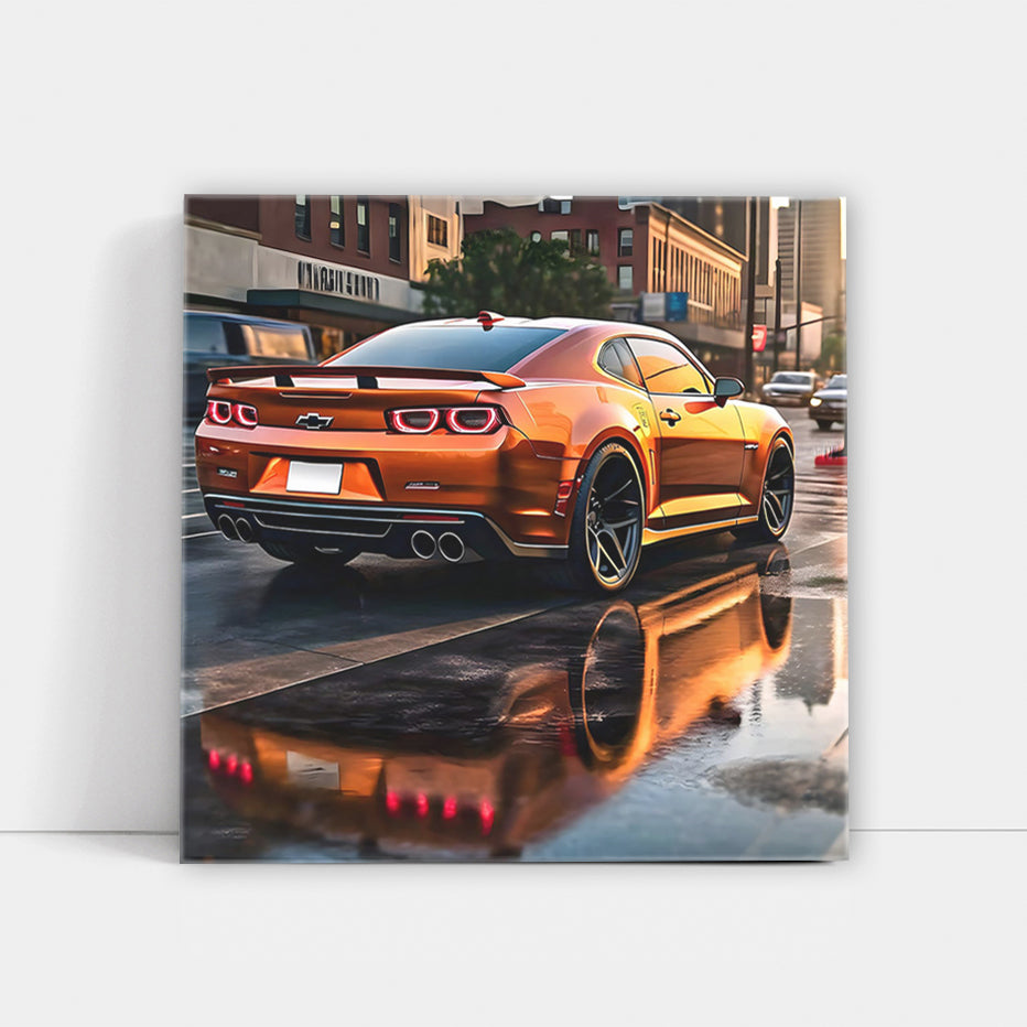 Vibrant Orange Chevrolet Camaro ZL1 in Houston - Power Unleashed