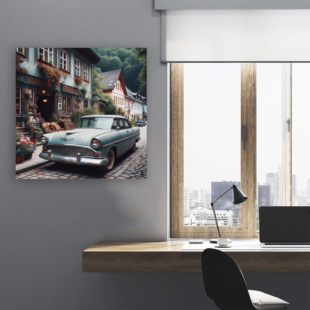 Chrysler Old Retro Pai Wall Art