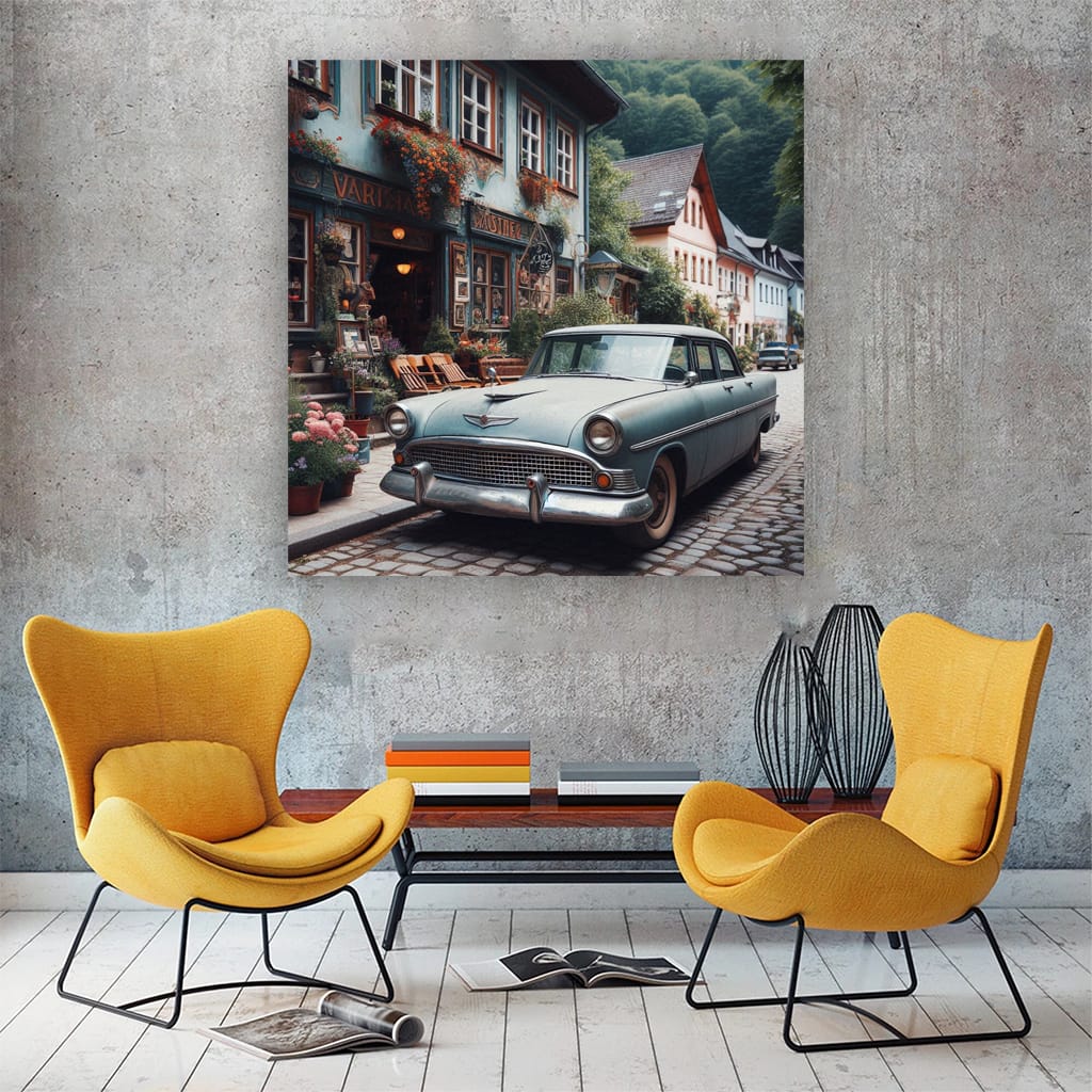 Chrysler Old Retro Pai Wall Art