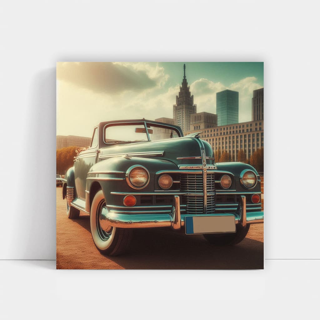 Vintage Chrysler in Sunny Weather - Classic Elegance
