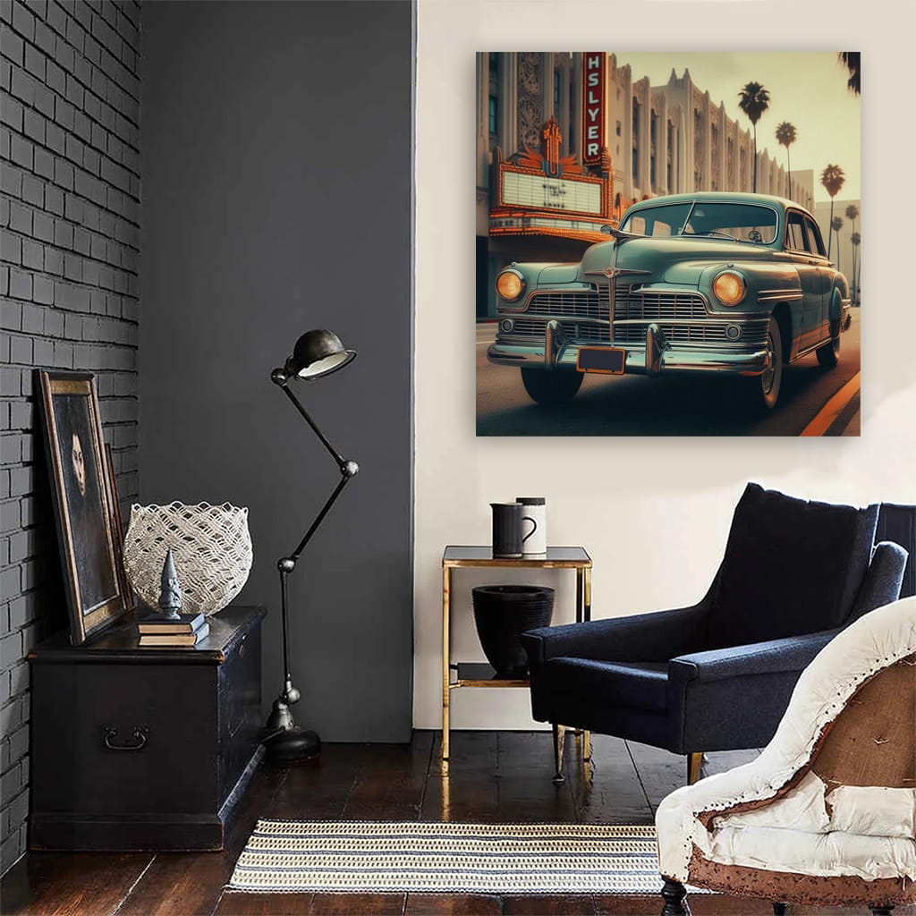Vintage Chrysler Retro Style - Timeless Elegance in Motion