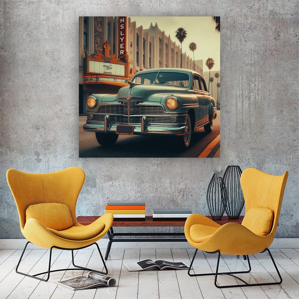 Vintage Chrysler Retro Style - Timeless Elegance in Motion