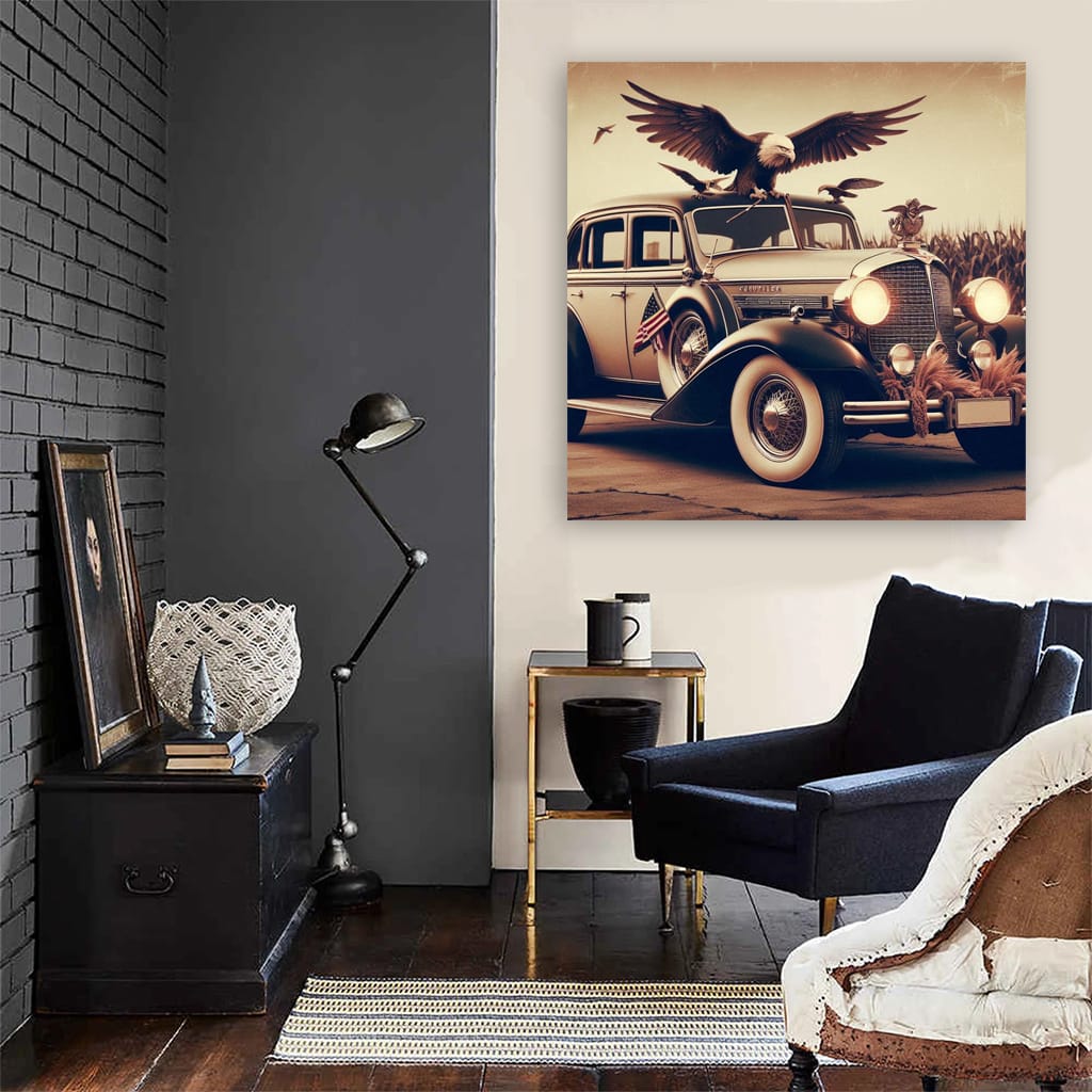 Chrysler Vintage Retro Style - Classic Elegance in Design