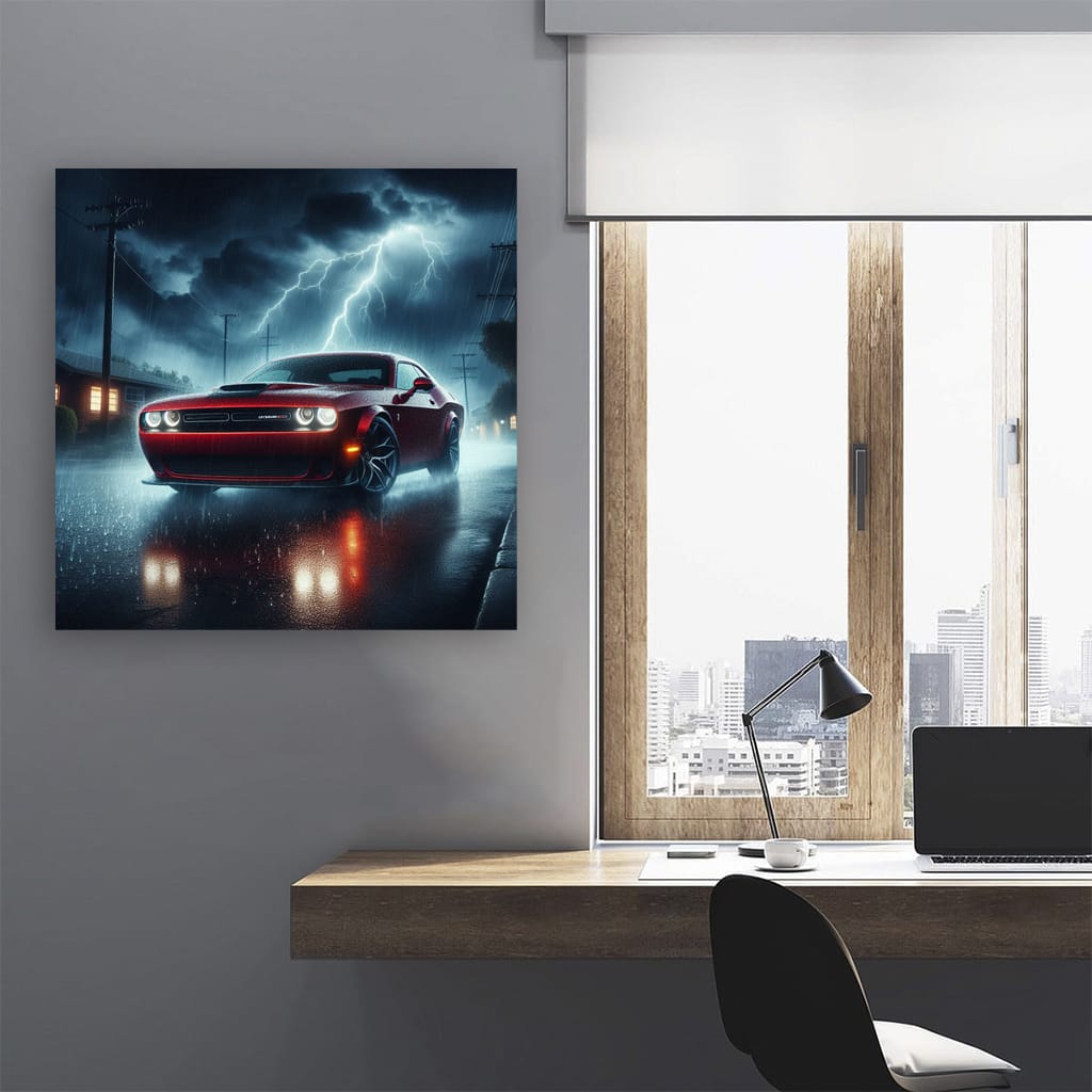 Dodge Challenger Thundersto Wall Art