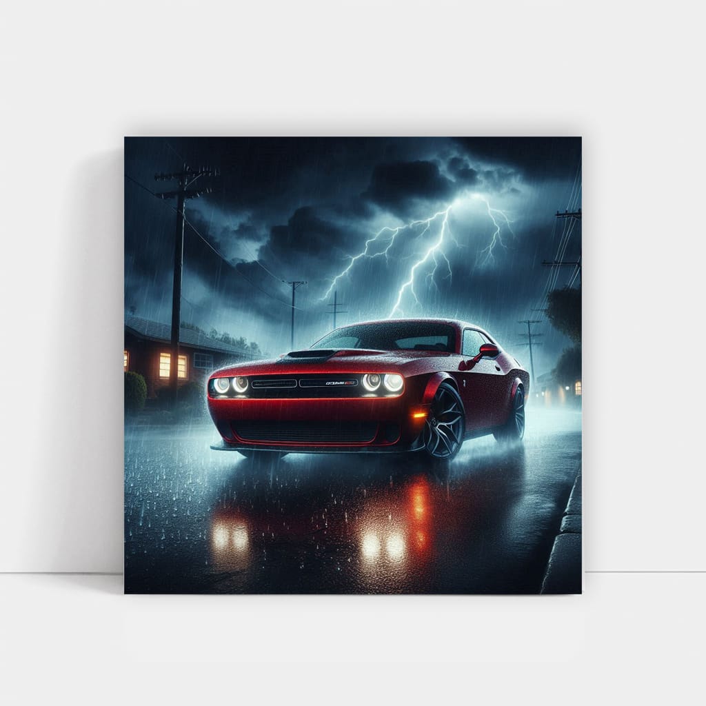 Dodge Challenger Thundersto Wall Art