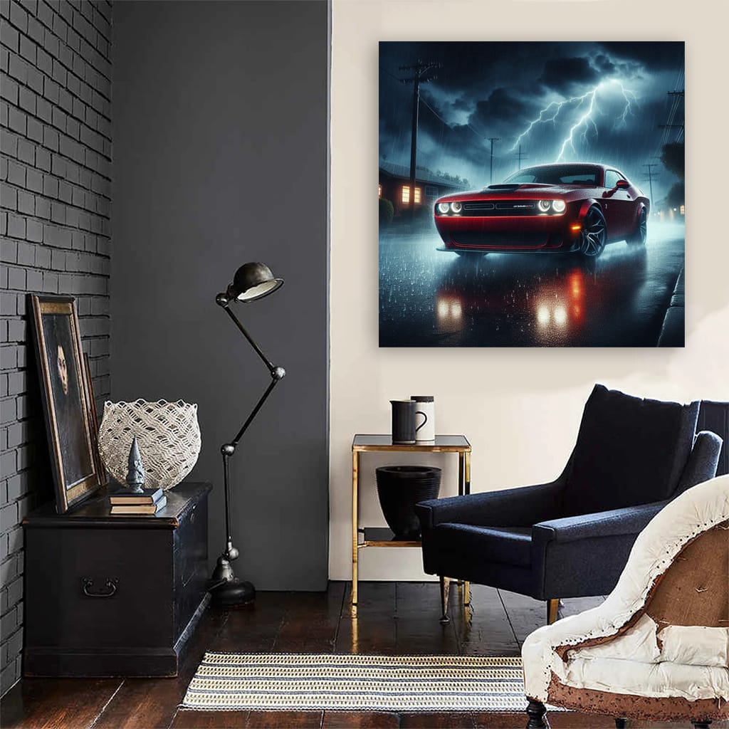 Dodge Challenger Thundersto Wall Art